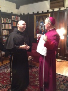 Seminary rector and presiding bishop.